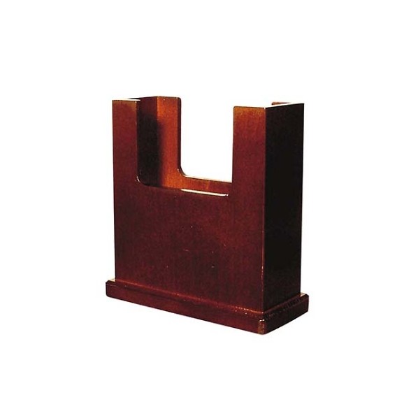 アズワン 木製 ナフキン立 N-036 茶 1011200 61-6828-92 1点