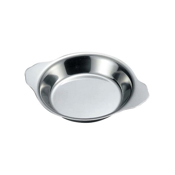 アズワン IKD 18-8 丸型 グラタン皿 6.5インチ 1446500 61-6841-99 1点