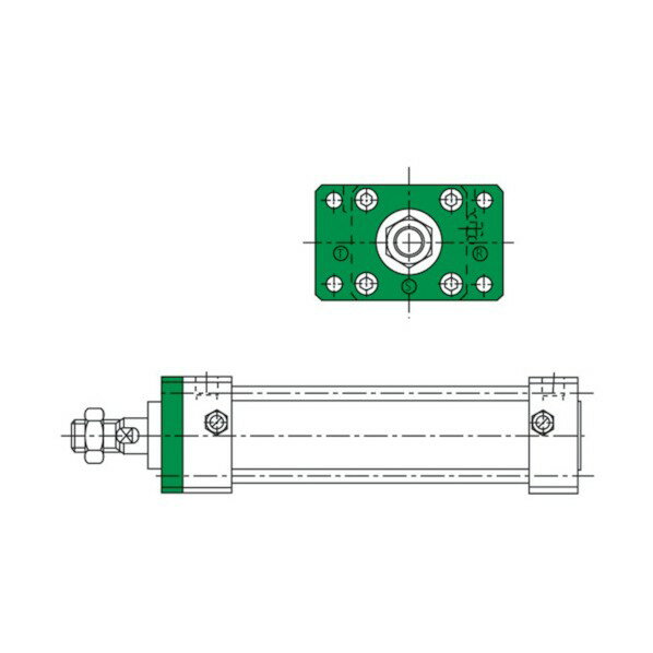 CKD ロッド側フランジ形支持金具 S1-FA-40 0