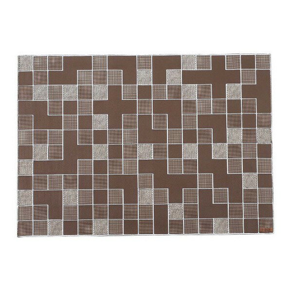 アズワン プレイスマット「寄木」ブラウン YO-002 4773400 63-7209-51 1点