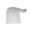アズワン コックシャツ(男女兼用)BA1208-0 3L 4697440 オフホワイト 61-7968-40 1点