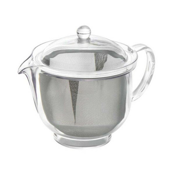 アズワン クリアティーポットL 480mL ステンレスメッシュ TW-3722 4925510 63-7171-10 1点