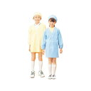 アズワン 学童給食衣シングル SKVB358 7584850 3号,L クリーム 63-7226-53 1点