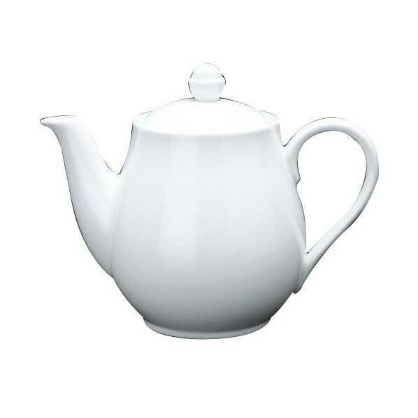 アズワン ファッションホワイト ティーポット FM900-820 7538480 63-7192-98 1点
