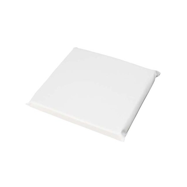 アズワン レザー 座布団 無地 AAU00047248900 中 白 61-8007-83 1点