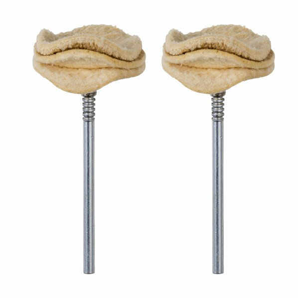 プロクソン 革バフ 形状:φ22mmシャフト径:φ2.35mm 26298 2本