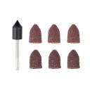 プロクソン ロールペーパー6個セットシャフト付き 形状:砲弾型φ9mm×高さ13mmシャフト径:φ3.0mm 26987 6個