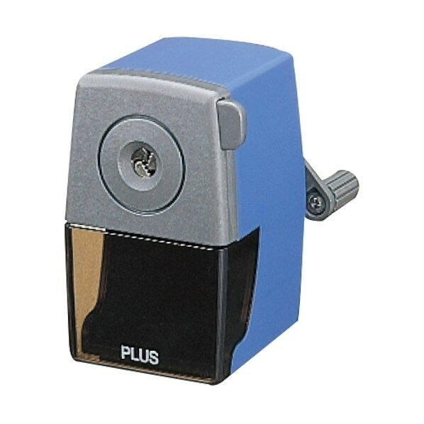 プラス 鉛筆削り 手動式 ブルー FS-150 1個
