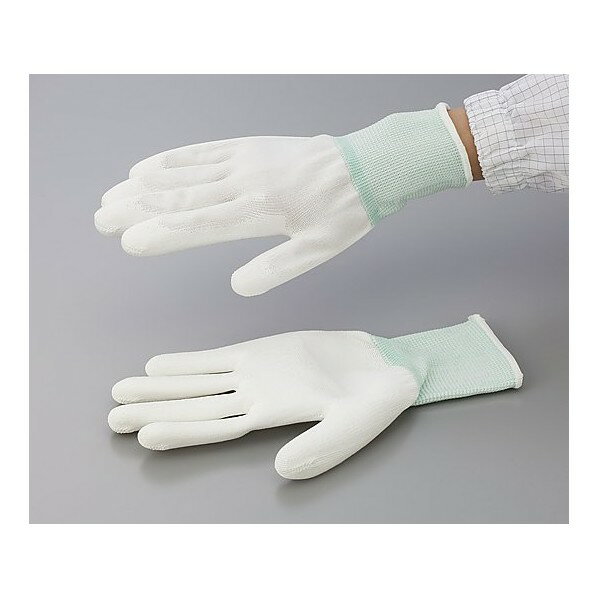 アズワン PUコート手袋オーバーロック 大箱 M 1-2262-63 10双