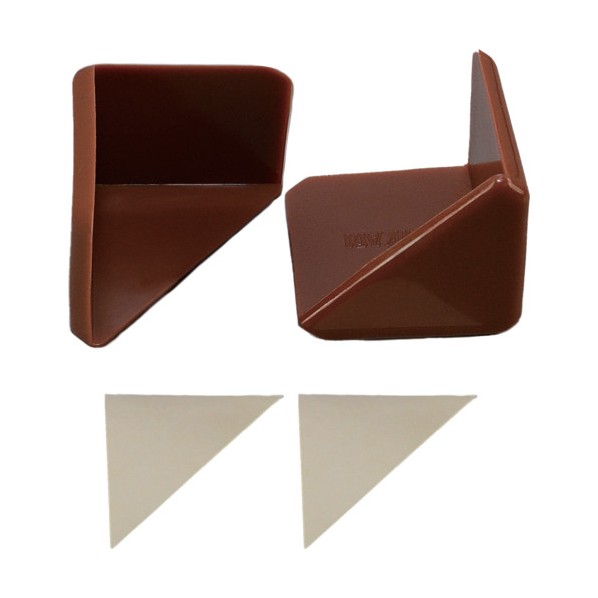 光 コーナーマット 茶 GC4040-2 1点