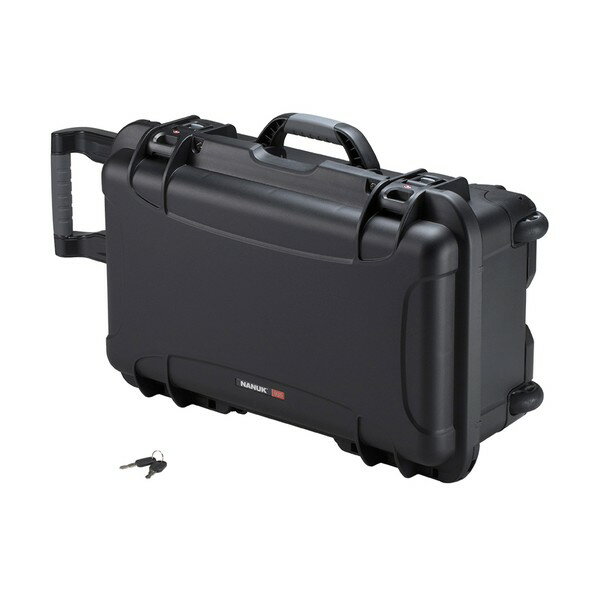 防水鍵付キャリングケース 内装スポンジフォーム付き ブラック NKK938BS