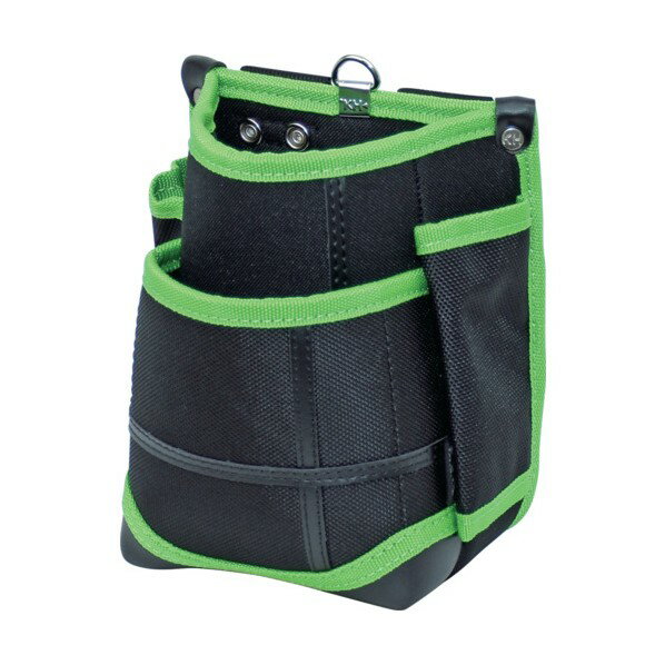 基陽 武尊魂2段腰袋 W150 H185 D90 黒/緑 TK02K-G