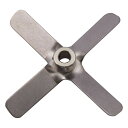 アズワン トルネード用撹拌羽根 角度付きファン(ボス付き) φ100mm 1-5505-21