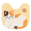 オカ ファンテ゛ィットアニマル トイレマット ねこ 1個