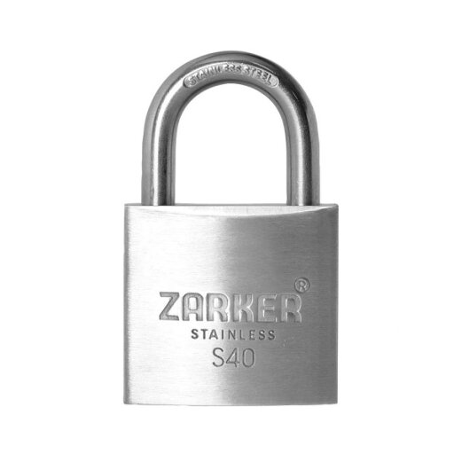 ZARKER(ザーカー) 防錆南京錠 40 X 14 X 65mm ブリスターパック入 S40 1個 ZARKER(ザーカー) 防錆南京錠 40 X 14 X 65mm ブリスターパック入 S40 1個