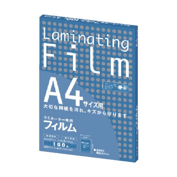 アスカ アスカ　ラミネーター専用フイルム100枚　A4サイズ用 100枚 x 10点