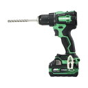 HiKOKI(ハイコーキ) DV18DE(2XPZ) 18V コードレス振動ドライバドリル 新型蓄電池2個、充電器、ケース付き 1台