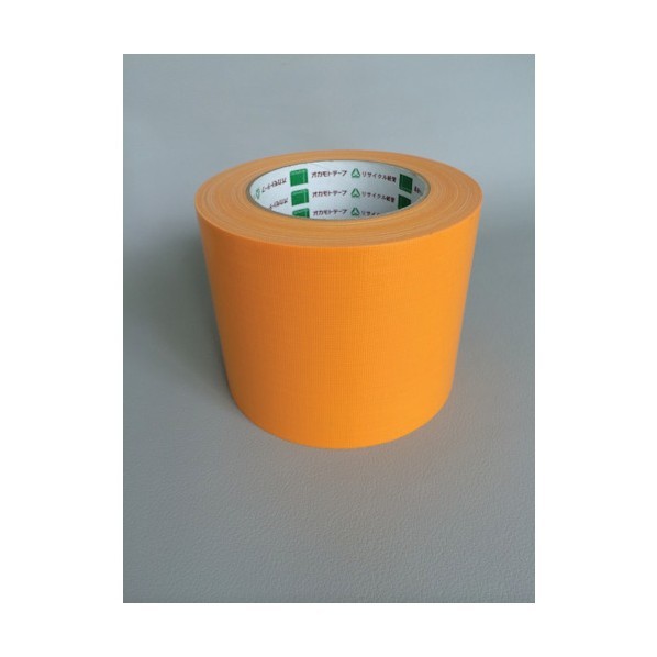 オカモト 布テープNO111カラーオレンジ75ミリ 1点 x 24点