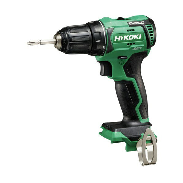 HiKOKI(ハイコーキ) DS12DD(NN) 10.8V コードレスドライバドリル 本体のみ アグレッシブグリーン 1台
