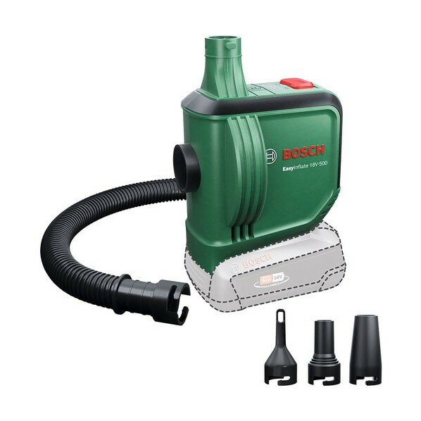 ボッシュ コードレスエアポンプ 117×156×100mm グリーン EIF18V-500H 1台
