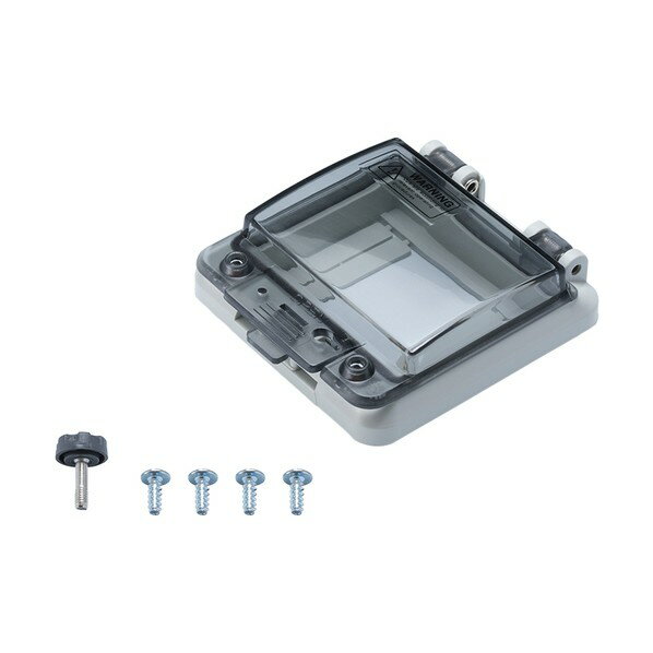 タカチ電機工業 防水開閉ウインドウ IWシリーズ ライトグレー IW0404B 1点