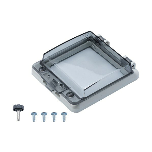 タカチ電機工業 防水開閉ウインドウ IWシリーズ ライトグレー IW0405B 1点