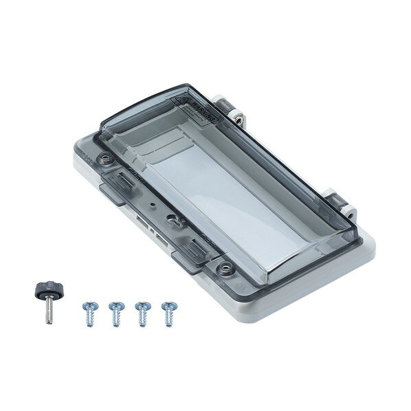 タカチ電機工業 防水開閉ウインドウ IWシリーズ ライトグレー IW0408B 1点