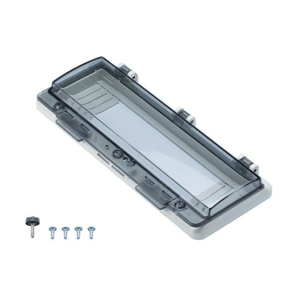 タカチ電機工業 防水開閉ウインドウ IWシリーズ ライトグレー IW0412B 1点