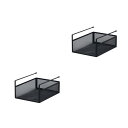 吊り式バスケット2個セット ブラック HGB-08x2pcs BK 1セット