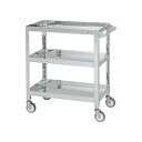 サカエ ステンレススーパーワゴン(SUS304/ねじ込み式ナイロンウレタン車/ステンレス金具仕様) SAS3-7483SNU 1台【2506DFD_5】