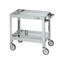 サカエ ステンレススーパーワゴン(SUS430/ねじ込み式ナイロンウレタン車/スチール金具仕様) SAS4-7462NU 1台【2506DFD_5】