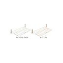 シナネン ベストレイ洗濯機防水パン USB用フラップ扉 ホワイト USB-F64W 1個
