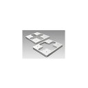 シナネン シナネン製洗濯機防水パン用フロアアップベース 本体 640×640×70mm(外寸) スノ ー ホワイト FUB-6464SNW 1セット