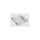 シナネン シナネン製洗濯機防水パン64マルチタイプ 本体 (有色ヨコ引きトラップ) 640×640×123mm(外寸) スノ ー ホワイト MSB-6464SNW-XT-SNW 1セット