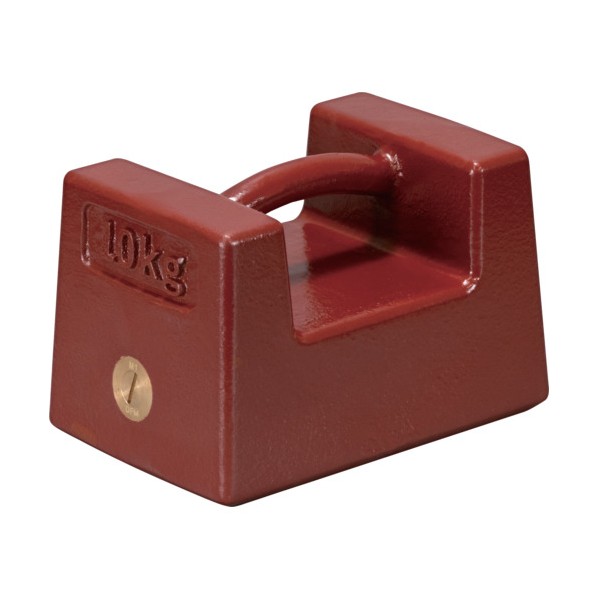 トラスコ M1級 鋳鉄製枕型分銅 10kg M1RW-10KG 1点