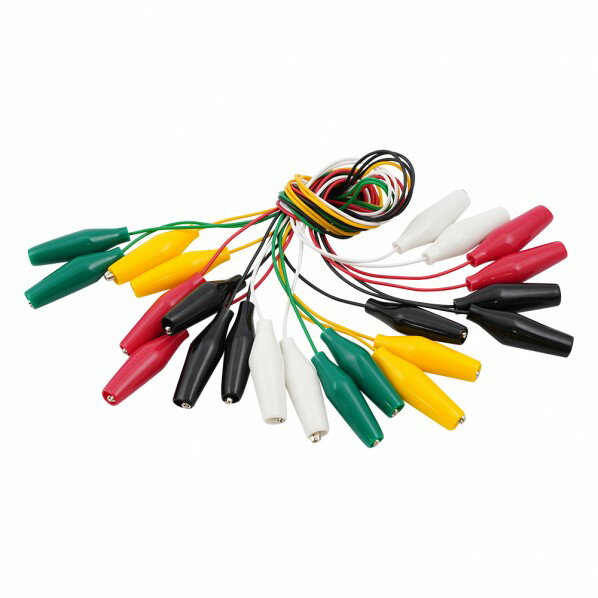 アズワン みの虫クリップ (リード線付10本組) 小 8-054-02 1袋(4)