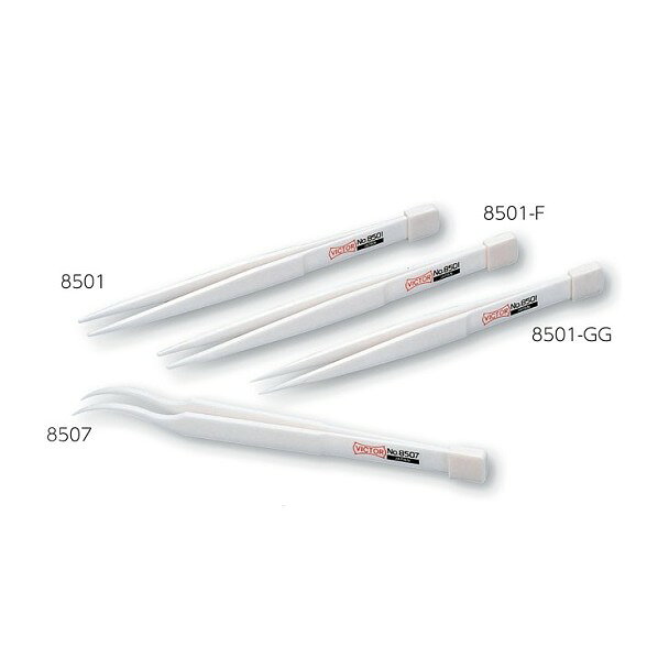 アズワン オールセラミックピンセット 125mm 7-166-08 1個