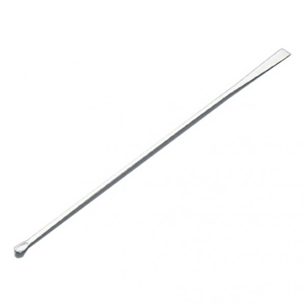アズワン ミクロスパーテルSPATULA丸細 180mm 6-524-01