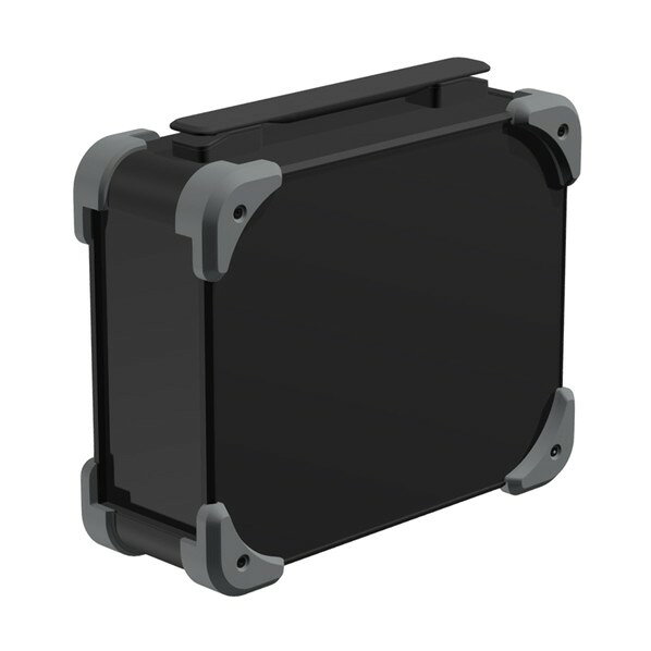 ※法人専用品※タカチ電機工業 コーナーガード付キャリングケース AUGHシリーズ 161×258×308mm ブラック/グレー/ブラック ブラック/グレー/ブラック AUGH149-30-25-BGB 1台