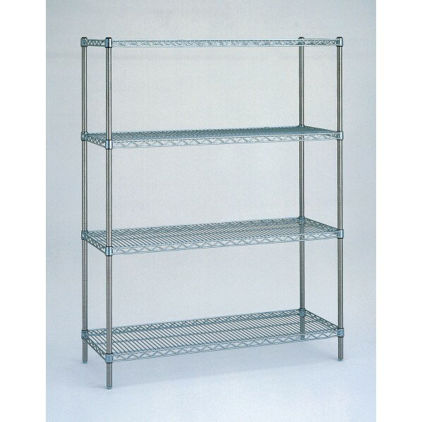 エレクター スーパーエレクター・シェルフ　（P）　DB付　4段 W1821×D536×H1384mm BS1820P1390W4 1台