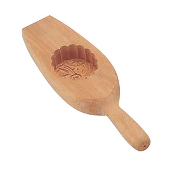 カンダ 木製 月餅抜型 小判 大 出来上がり寸法 縦×横×高さmm:80×60×H32 1点