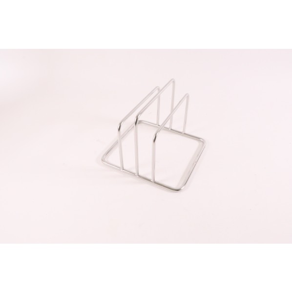 カンダ 18-8ミニまな板立て 2枚立 外寸×横×高さmm:200×200×H165 1点