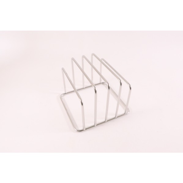 カンダ 18-8ミニまな板立て 4枚立 外寸×横×高さmm:200×200×H165 1点