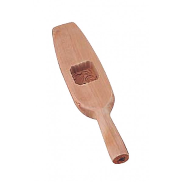 カンダ 木製月餅抜型 小 1ヶ取 角 出来上がり寸法 縦×横×高さmm:42×42×H23 1点