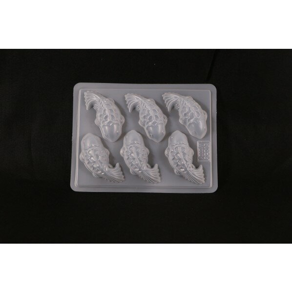 カンダ CS寒天ゼリー型 6P鯉 081039-01 外寸縦×横×高さmm×容量cc:237×181×H20×45 081039-01 1個