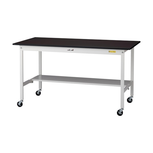 ※法人専用品※山金工業 実験用ラボテーブル 移動式 SLMC-1575T-BRW 1台