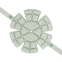 SUO 256 ICE MET ヘルメット用アイス Sサイズ ライトグレー 6300066092 1個