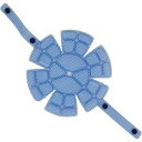 SUO 256 ICE MET ヘルメット用アイス Sサイズ ブルー 6300066094 1個