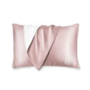 シルク枕カバー 片面シルク 封筒式 50×70cm ローズ 6300065495 1枚