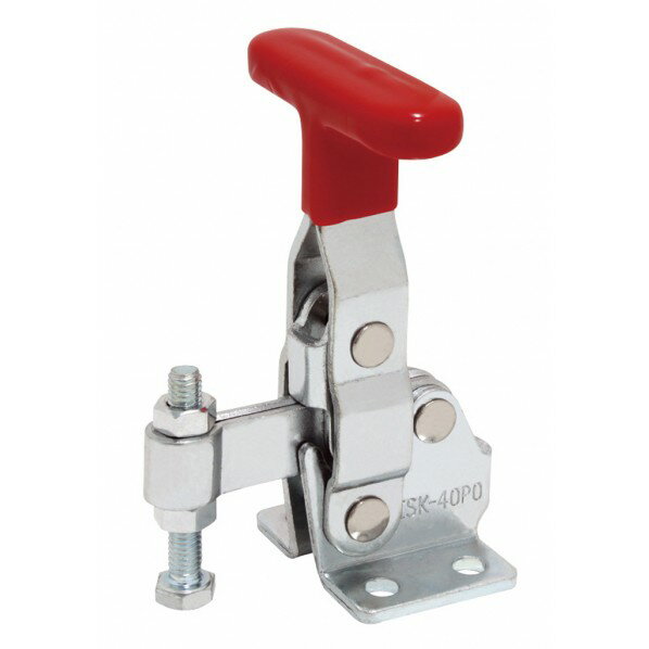 育良 下方押え型トグルクランプステンレスタイプ垂直ハンドル(31317) ISK-40P0-2S 1点